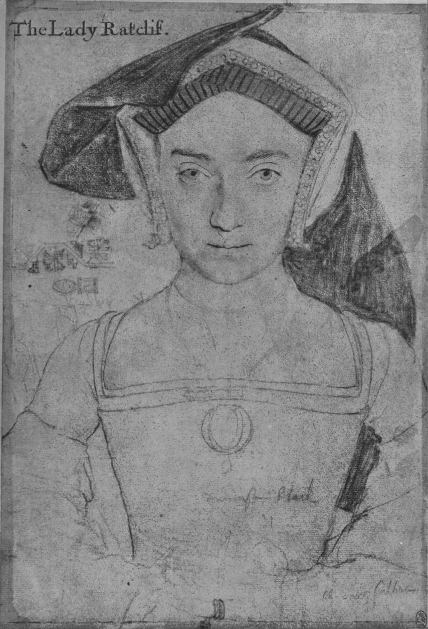 Lady Ratcliffe, c1532-1543 1945 tekijältä Hans Holbein der Jüngere