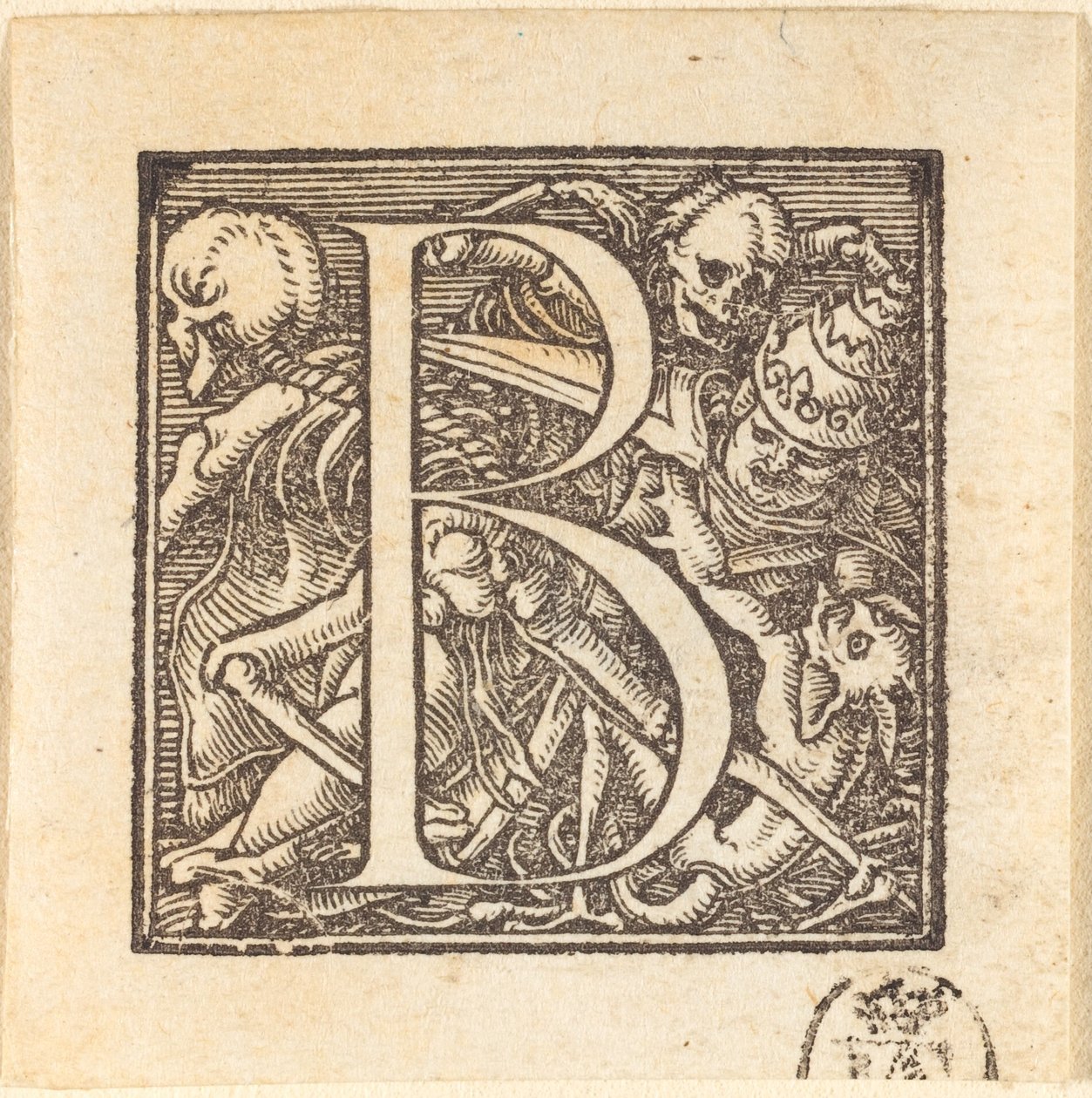 Kirjain B tekijältä Hans Holbein der Jüngere