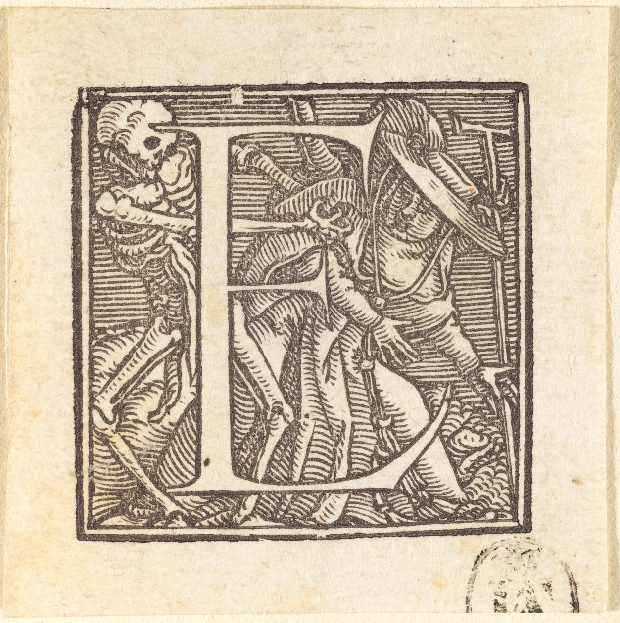 Kirjain E. tekijältä Hans Holbein der Jüngere