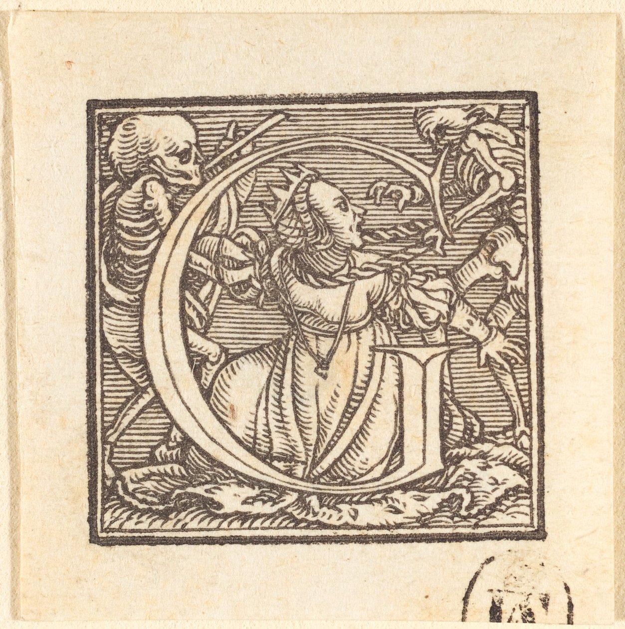 Kirjain G. tekijältä Hans Holbein der Jüngere