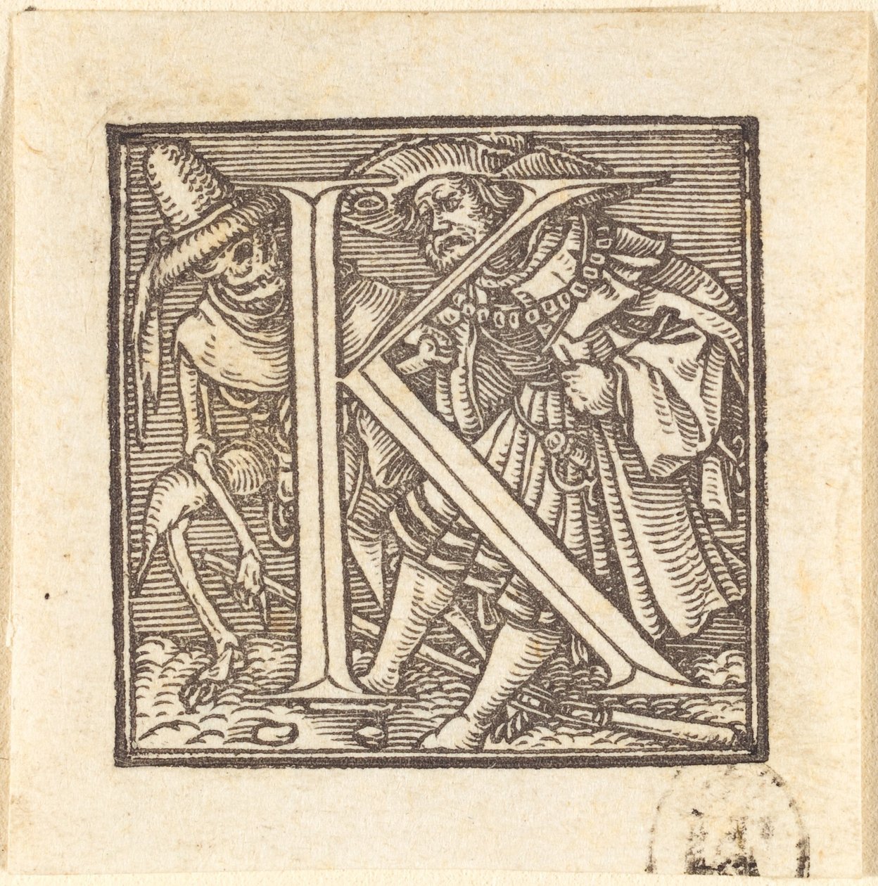 Kirjain K. tekijältä Hans Holbein der Jüngere