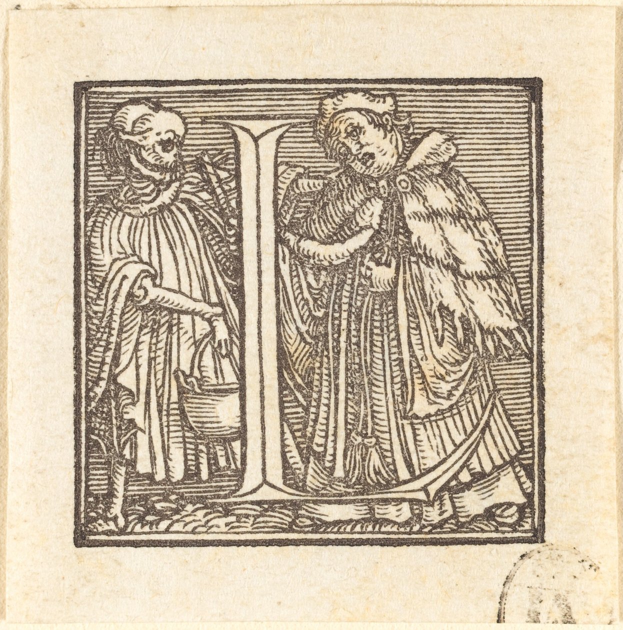Kirjain L tekijältä Hans Holbein der Jüngere