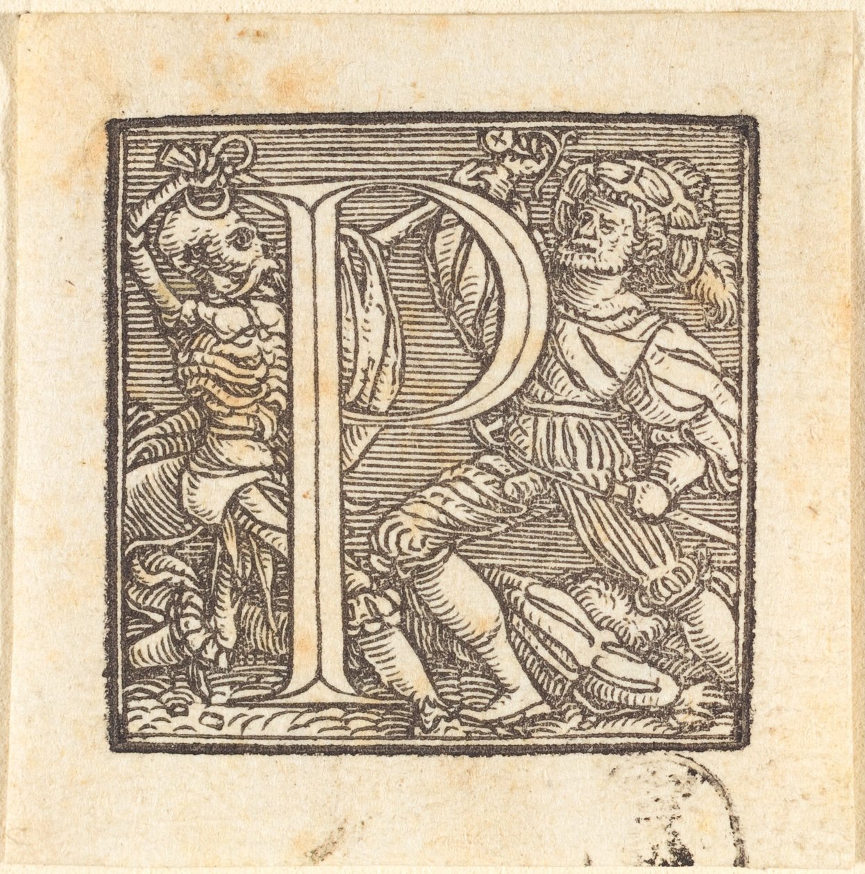 Kirjain P tekijältä Hans Holbein der Jüngere