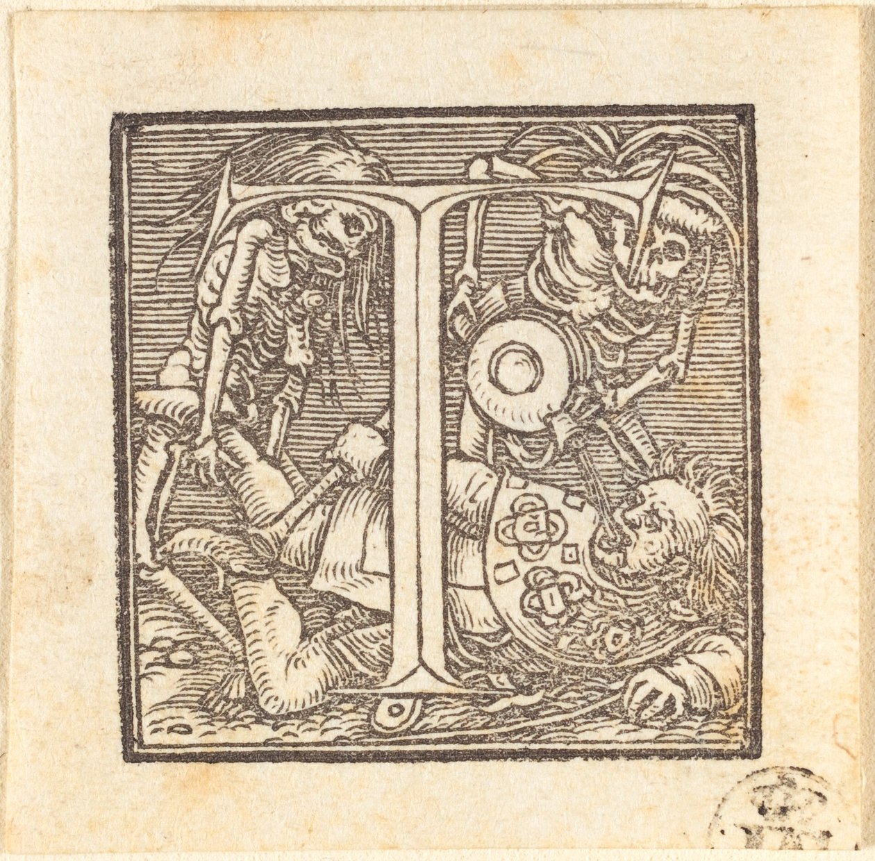 Kirjain T tekijältä Hans Holbein der Jüngere