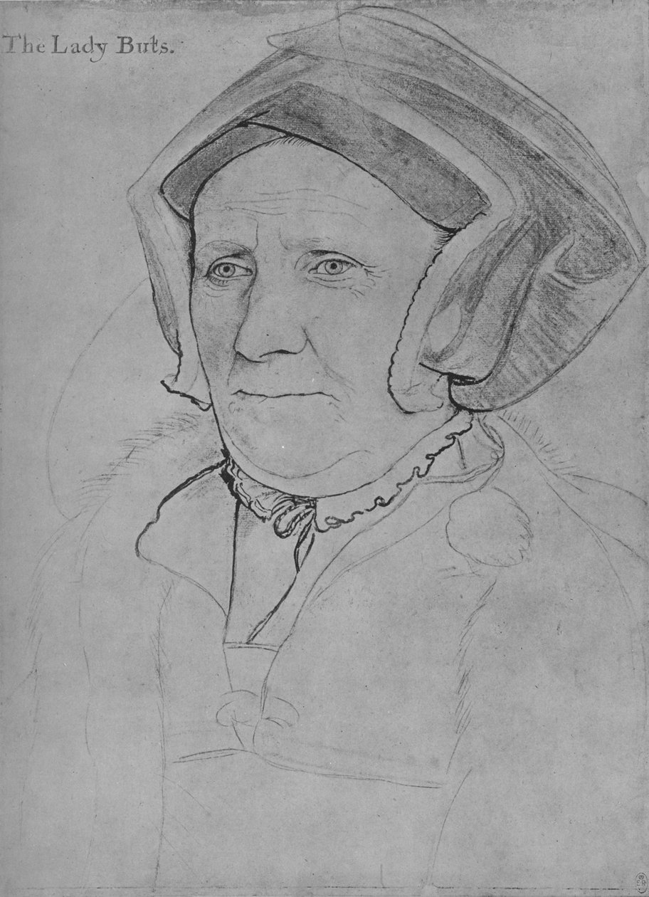Margaret, Lady Butts, c1541-1543 1945 tekijältä Hans Holbein der Jüngere