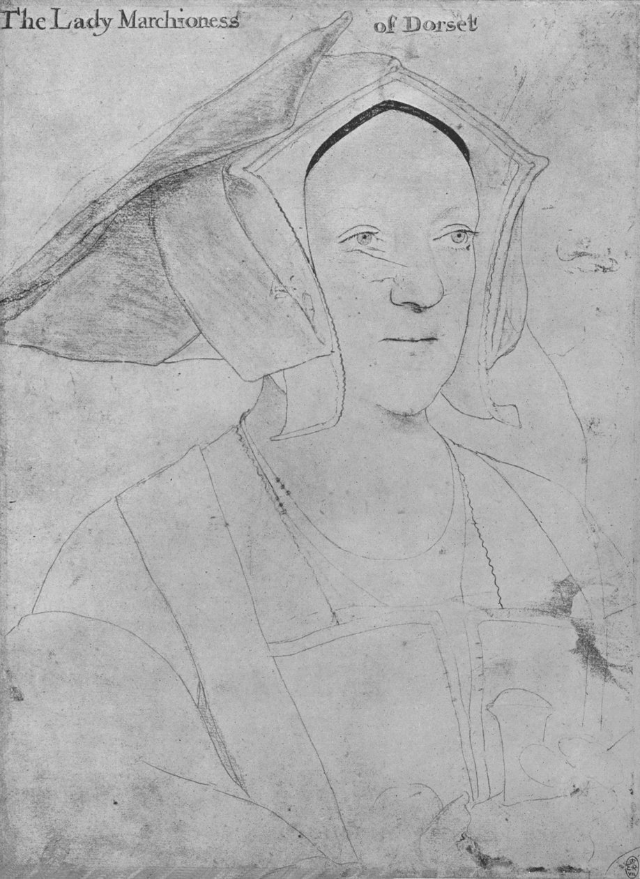 Margaret, Dorsetin marssilainen, c1532-1535 1945 tekijältä Hans Holbein der Jüngere