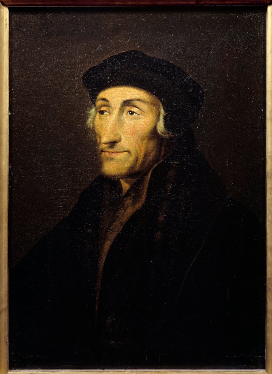 Erasmus Rotterdamlaisen muotokuva (Desiderius Erasmus Rotterdamus tekijältä Hans Holbein der Jüngere
