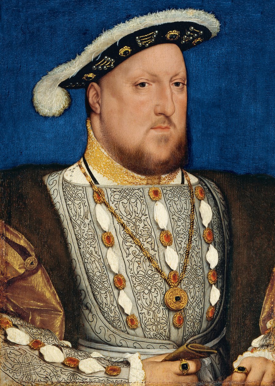 Henrik VIII:n muotokuva (1491-1547) tekijältä Hans Holbein the Younger