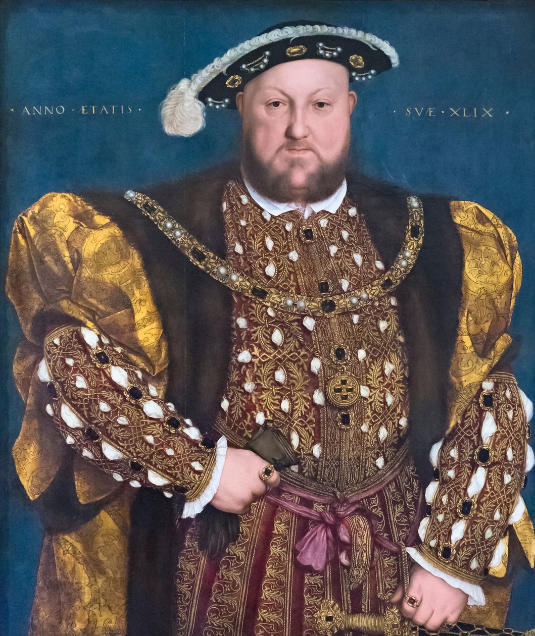 Henry VIII:n muotokuva tekijältä Hans Holbein der Jüngere
