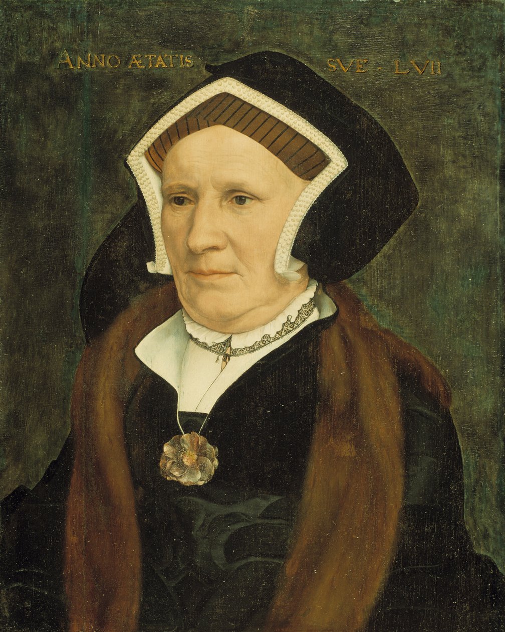Lady Margaret Buttsin muotokuva, 1543 tekijältä Hans Holbein der Jüngere