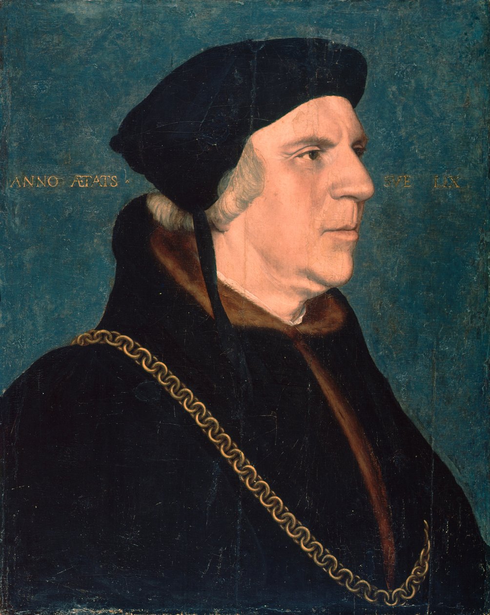 Sir William Buttsin muotokuva, 1543 tekijältä Hans Holbein der Jüngere