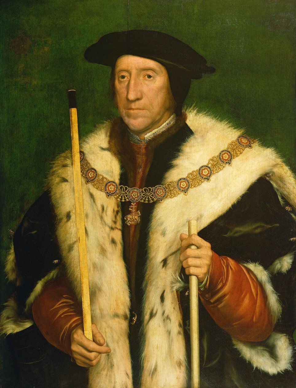 Thomas Howardin, Norfolkin 3. herttuan muotokuva, n. 1540 tekijältä Hans Holbein der Jüngere