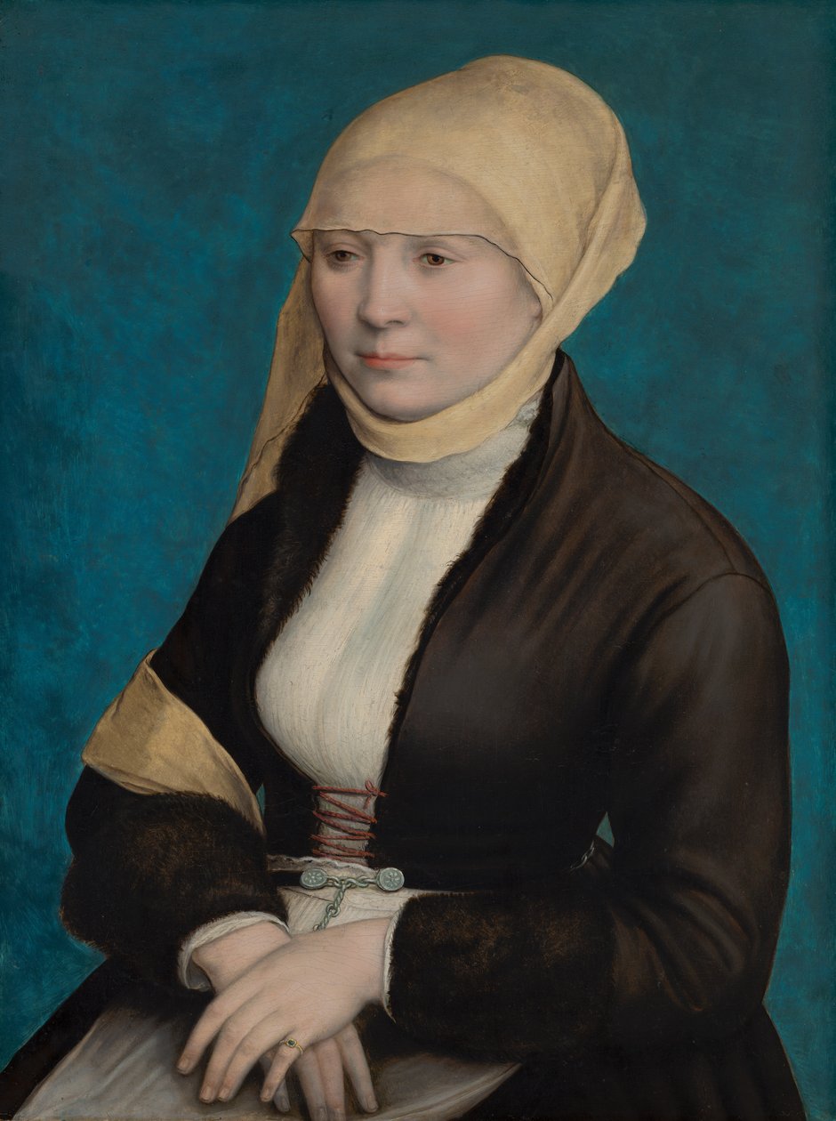 Naisen muotokuva Etelä-Saksasta, n. 1520-1525 tekijältä Hans Holbein der Jüngere
