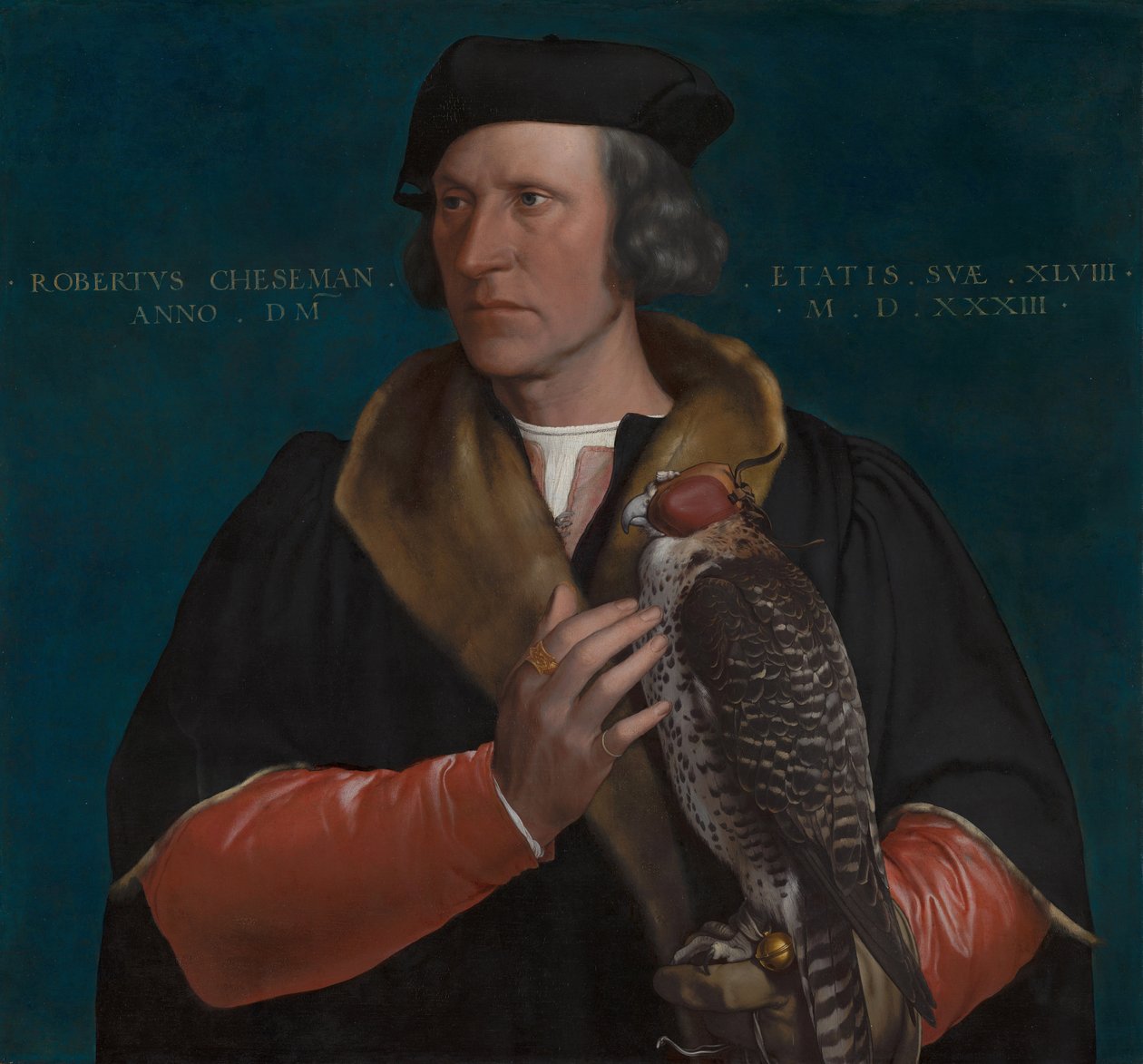 Robert Chesemanin muotokuva, 1533 tekijältä Hans Holbein der Jüngere