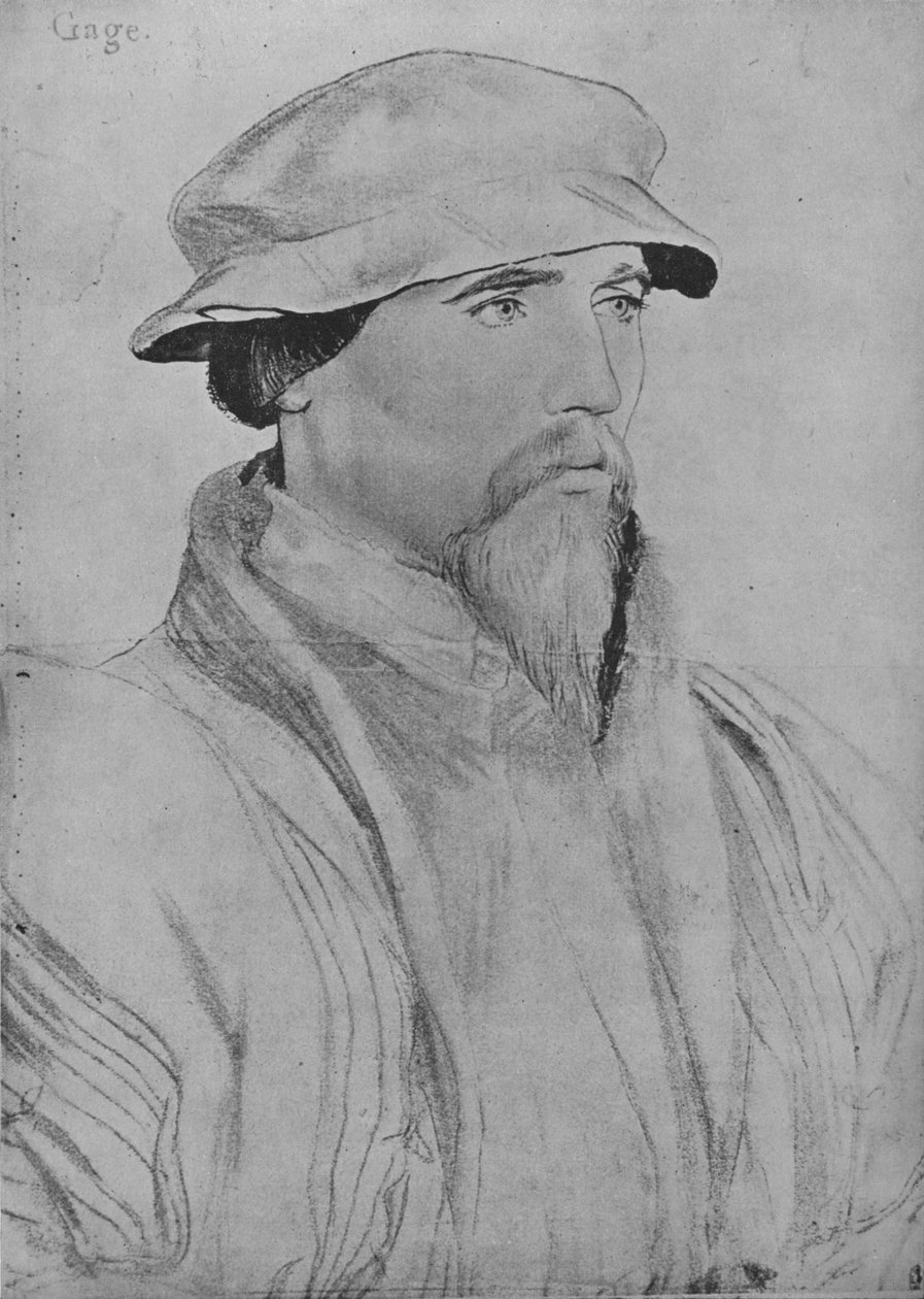Sir John Gage, c1532-1543 1945 tekijältä Hans Holbein der Jüngere