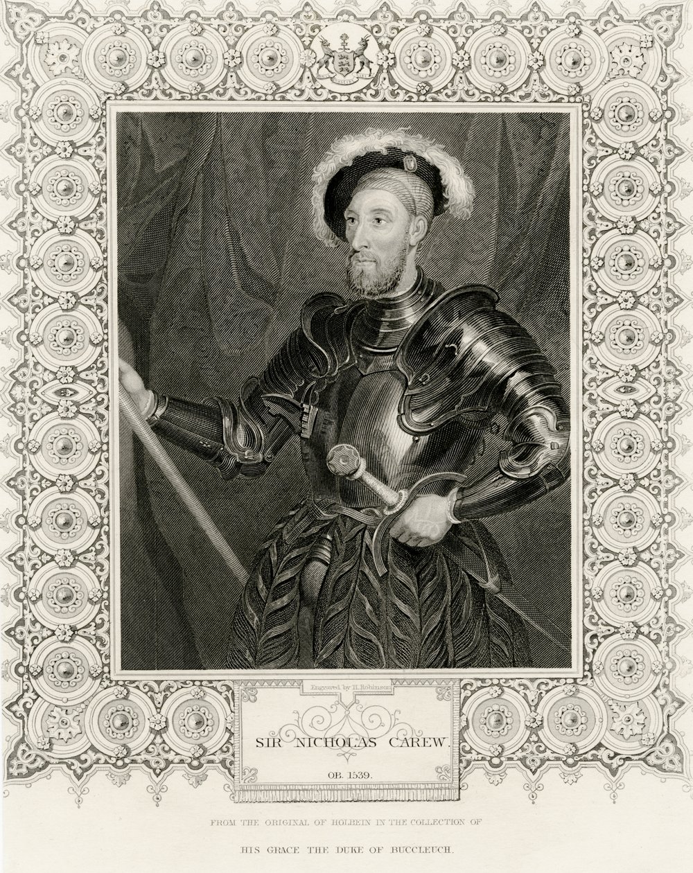 Sir Nicholas Carew tekijältä Hans Holbein der Jüngere