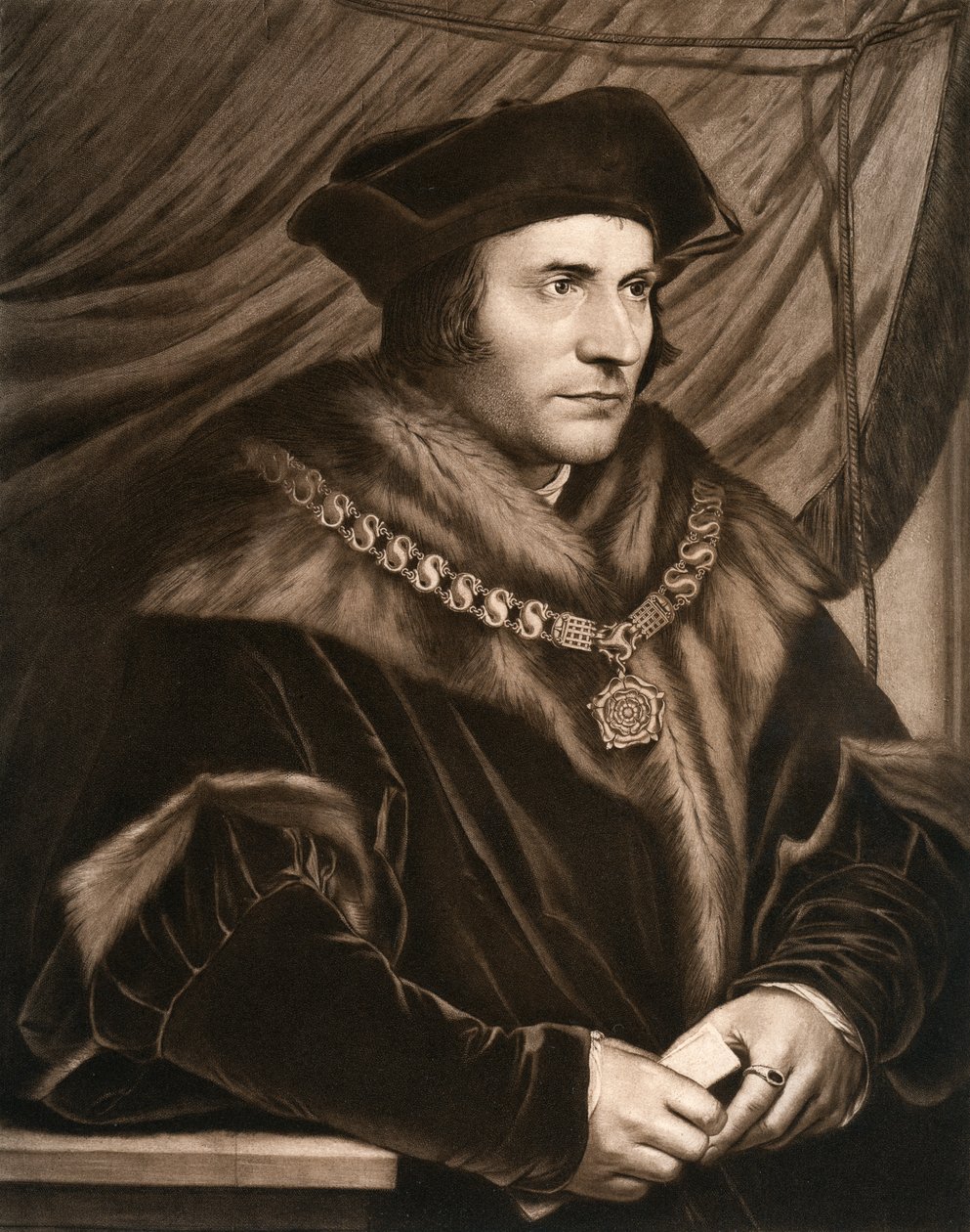 Sir Thomas More, 1527, 1902 tekijältä Hans Holbein der Jüngere