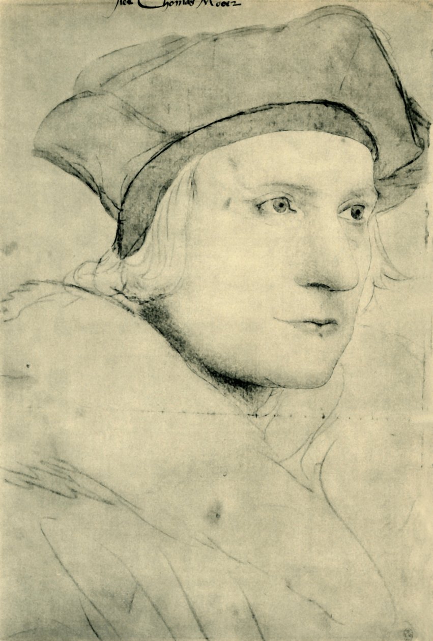 Sir Thomas More, c1526-1527, 1943. tekijältä Hans Holbein der Jüngere