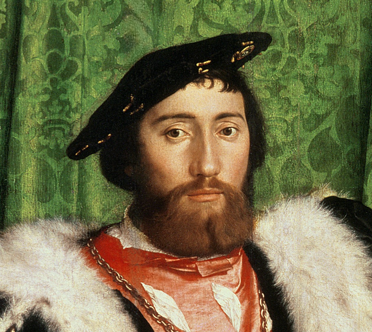 Suurlähettiläät, 1533 (yksityiskohta numerosta 122676) tekijältä Hans Holbein der Jüngere