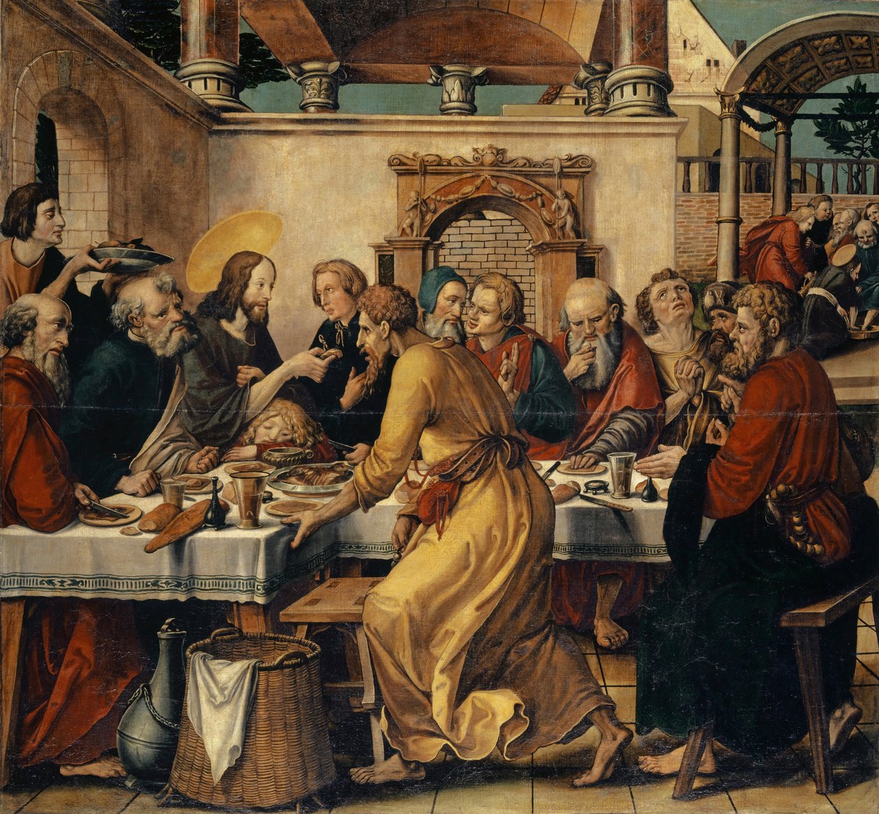 Viimeinen ehtoollinen tekijältä Hans Holbein der Jüngere