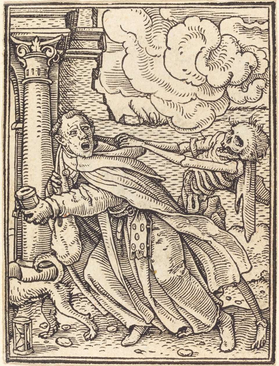 Räätälöivä munkki tekijältä Hans Holbein der Jüngere
