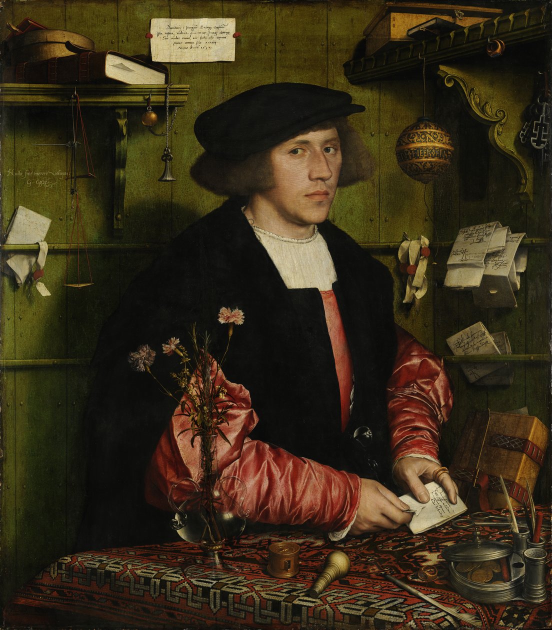 Kauppias Georg Gisze tekijältä Hans Holbein the Younger