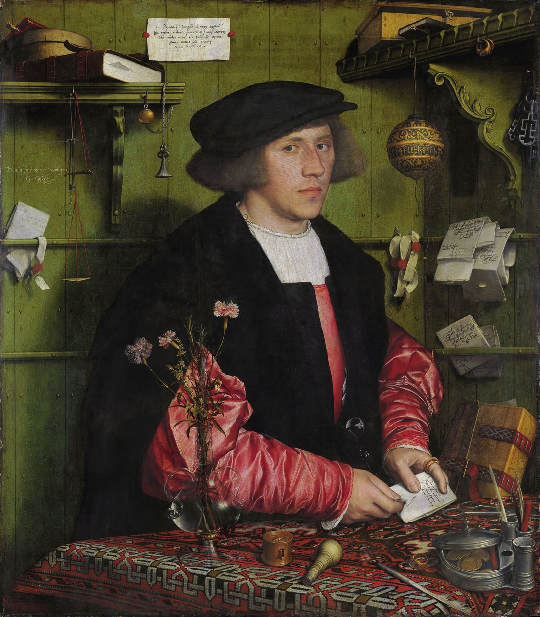 Kauppias Georg Gisze tekijältä Hans Holbein the Younger