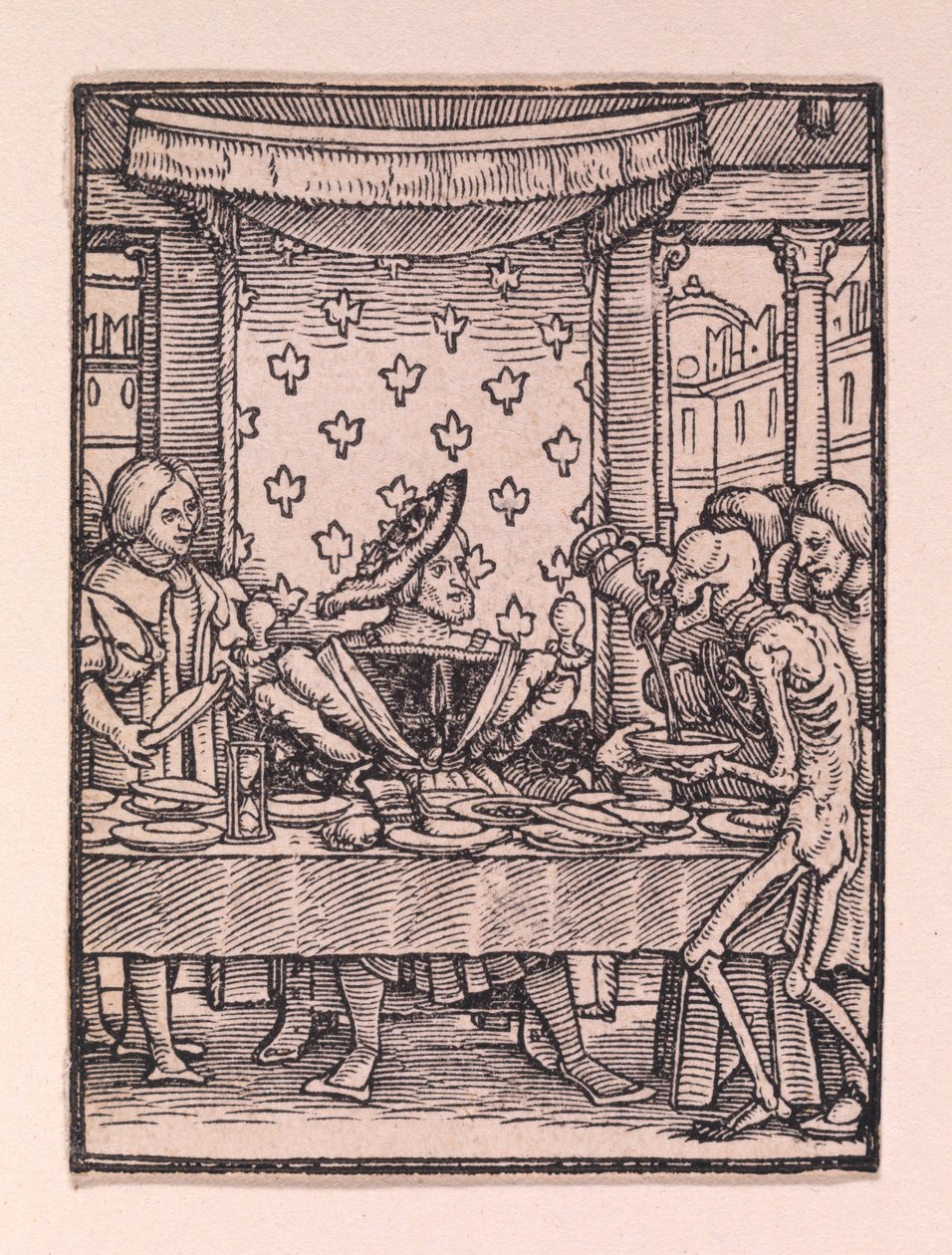 Rikas mies, teoksesta "Kuolemantanssi" tekijältä Hans Holbein the Younger