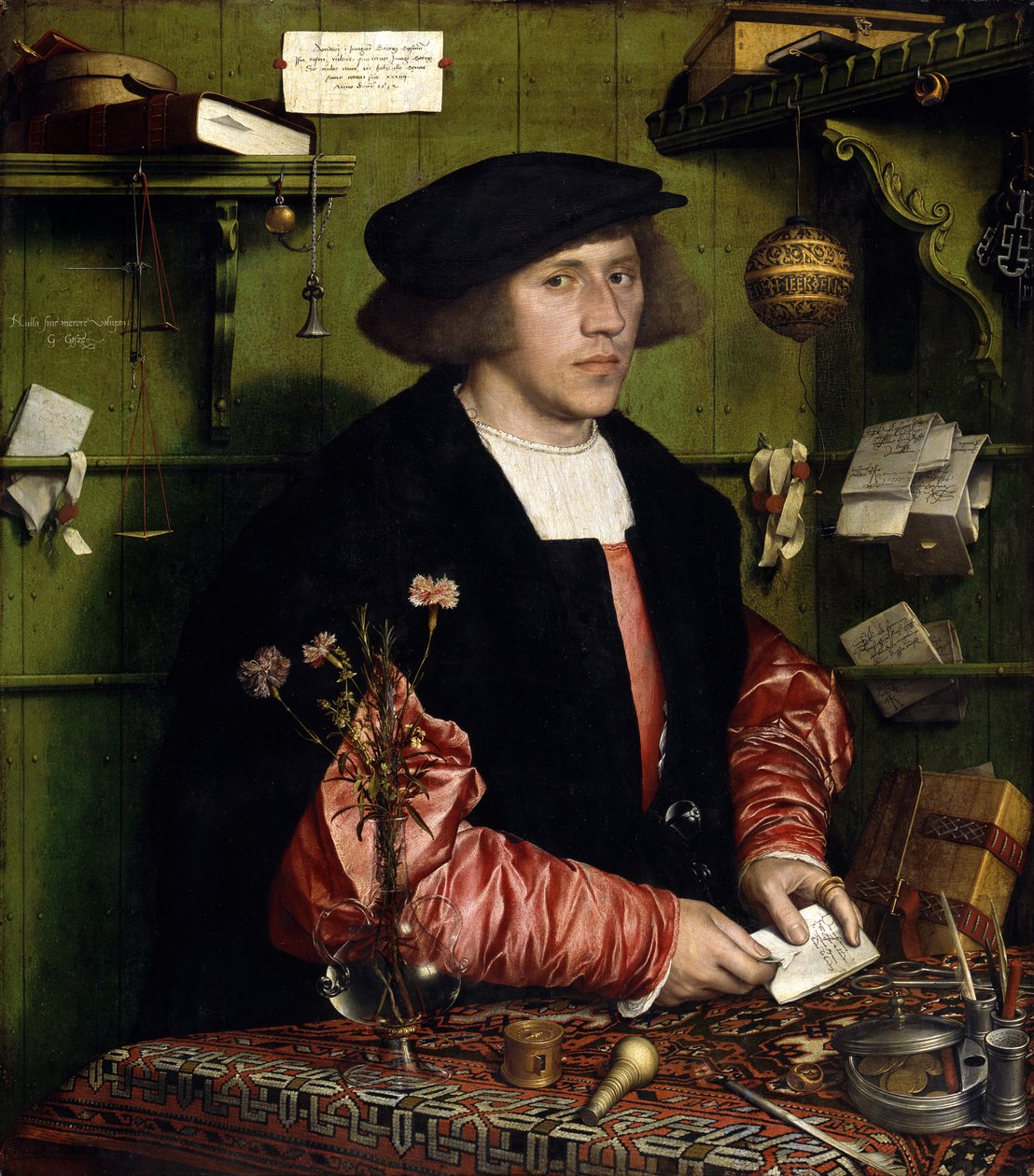 Kauppias George Gisze (1497-1562) tekijältä Hans Holbein the Younger