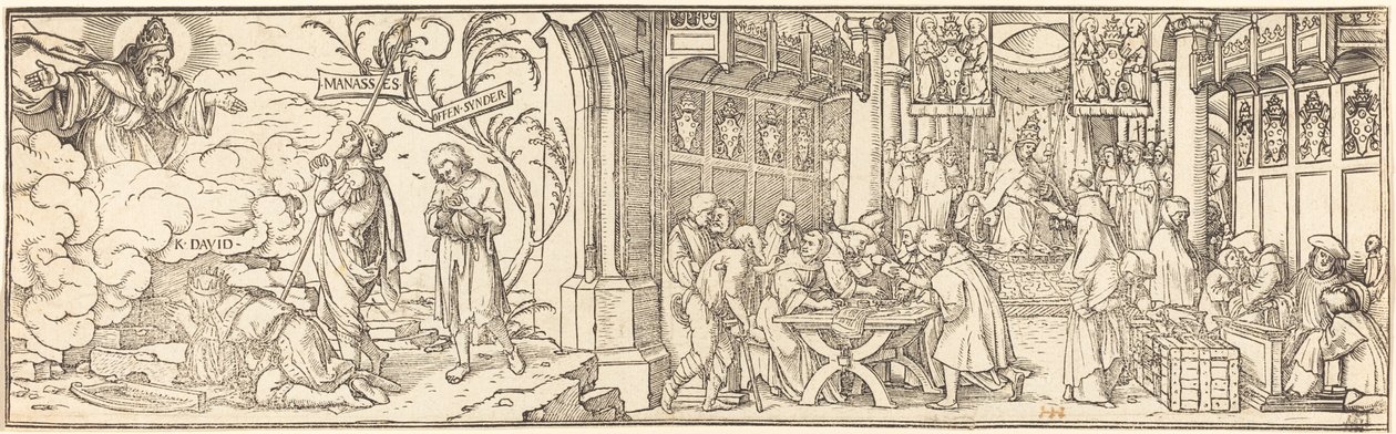 Liikenne Indulgencesissa. tekijältä Hans Holbein der Jüngere
