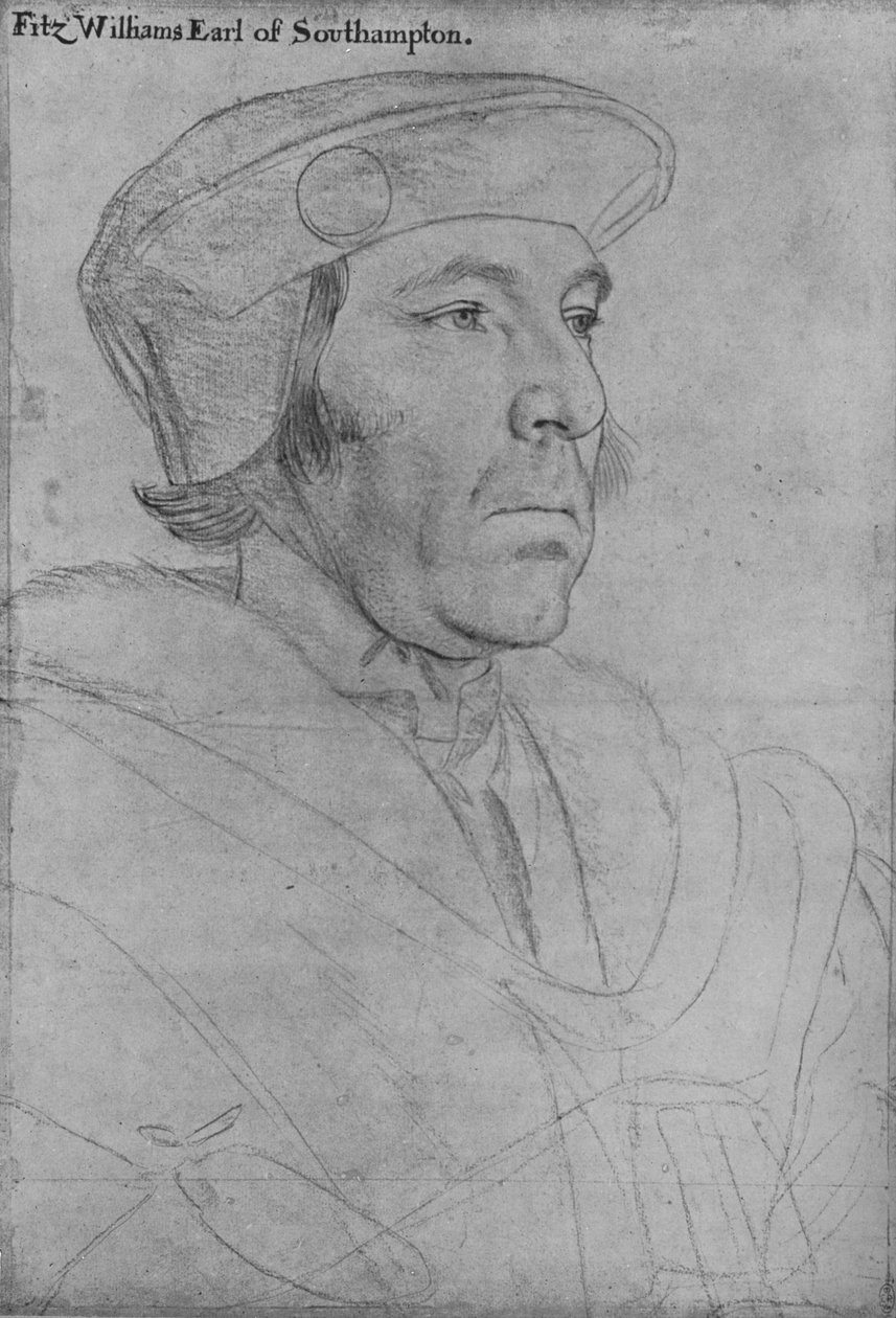 William Fitzwilliam, Earl of Southampton, c1536-1540 1945 tekijältä Hans Holbein der Jüngere