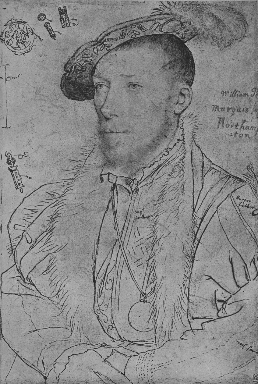 William Parr, Northamptonin markiisi, c1538-1542 1945 tekijältä Hans Holbein der Jüngere