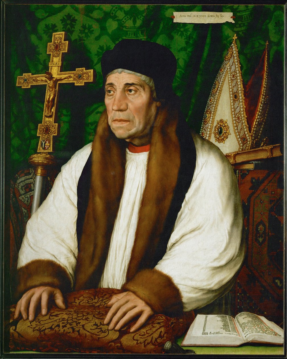 William Warham, Canterburyn arkkipiispa ... tekijältä Hans Holbein the Younger