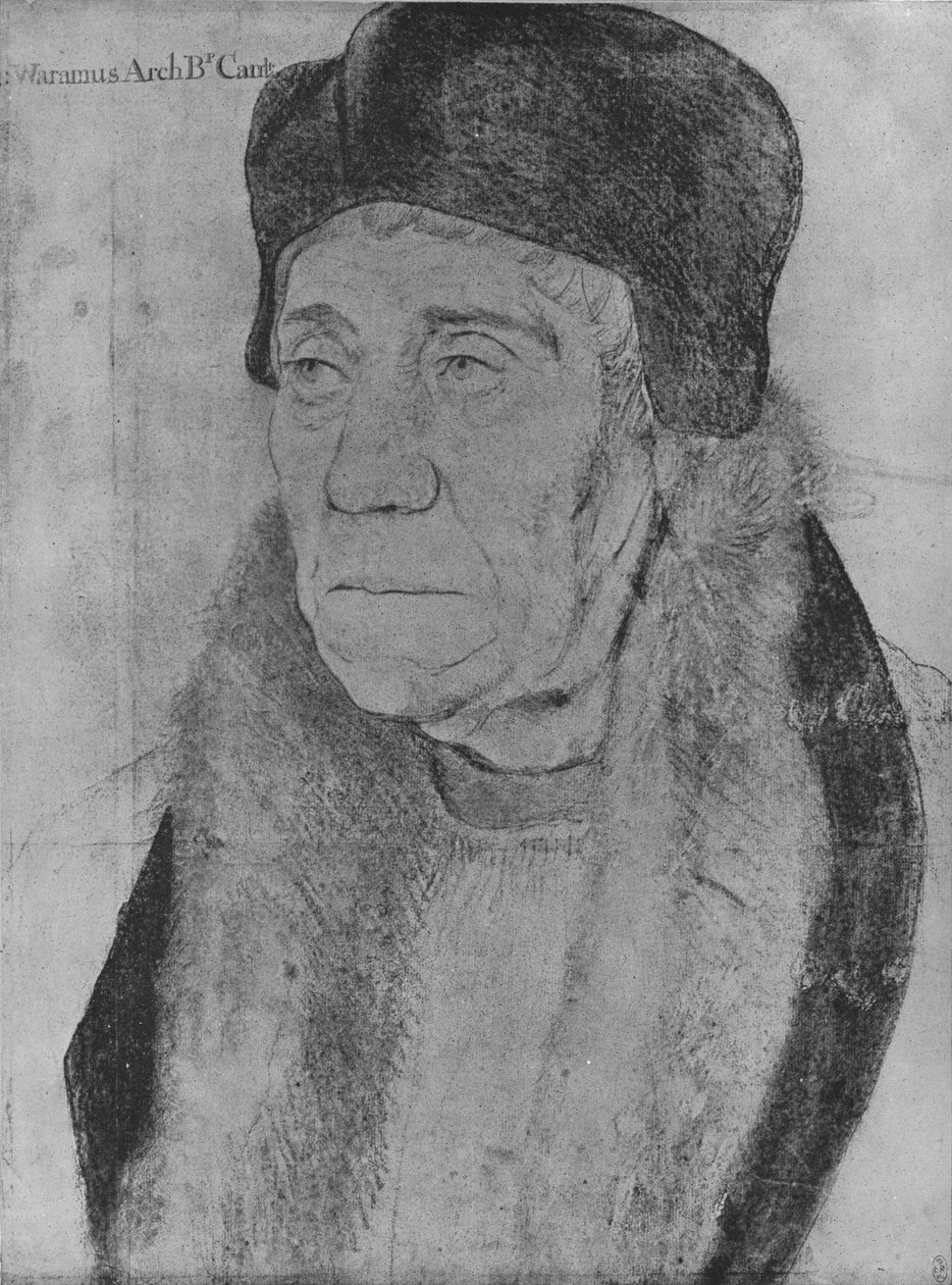 William Warham, Canterburyn arkkipiispa, 1527 1945 tekijältä Hans Holbein der Jüngere