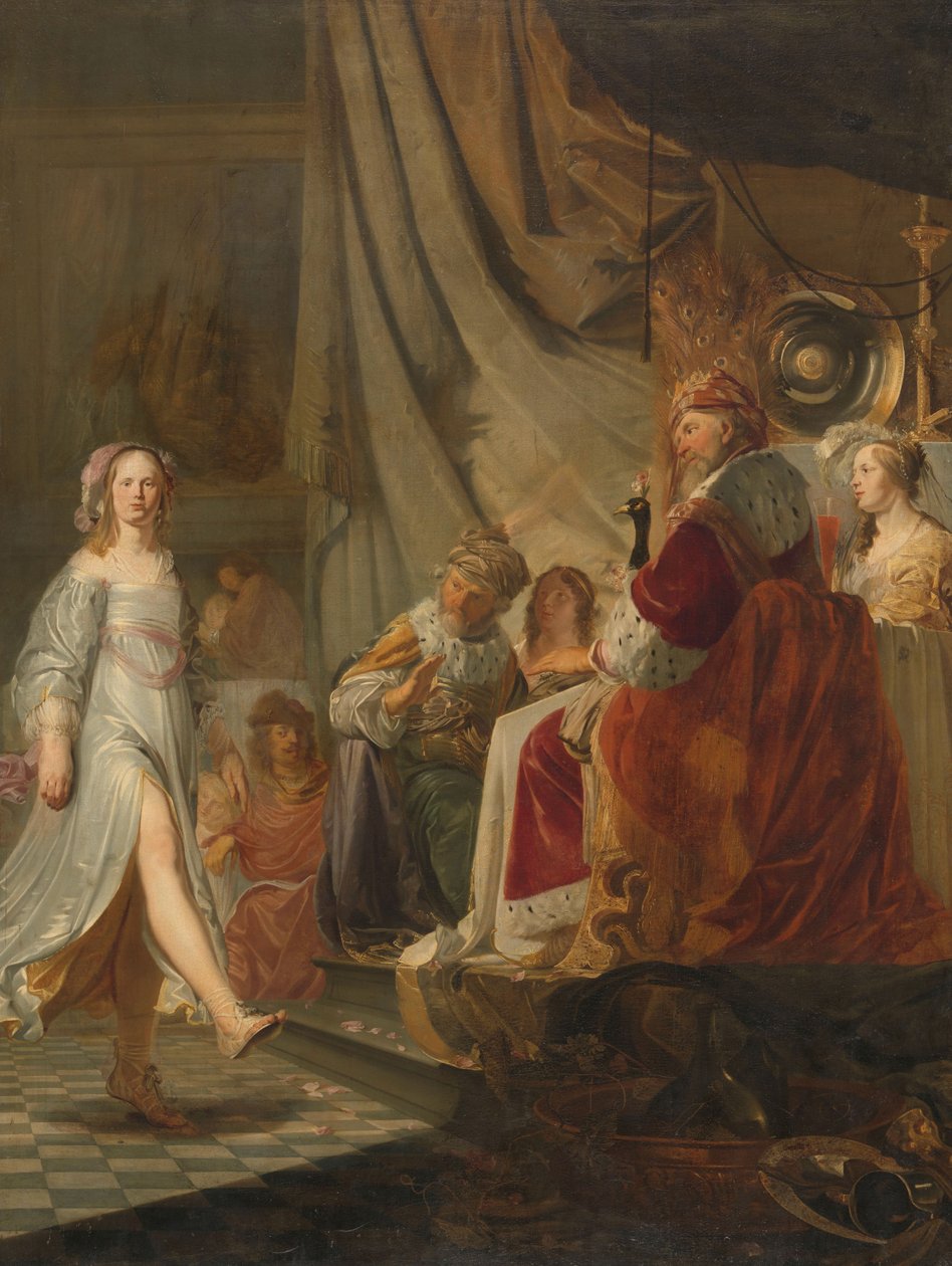 Salome Tanssii Herodekselle, n. 1650 tekijältä Hans Horions