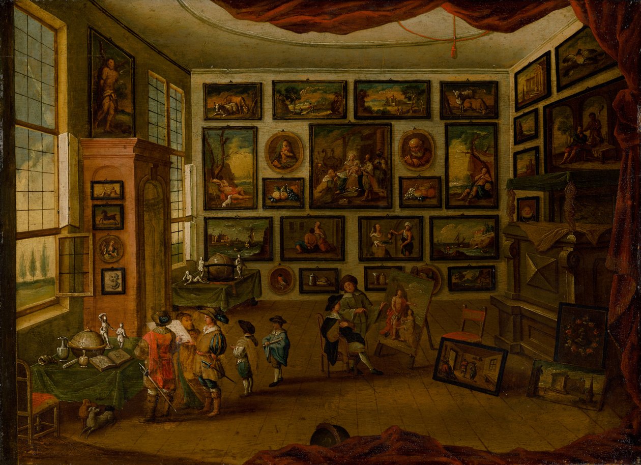 Kunstkammer, 1600-luvun ensimmäinen puolisko. tekijältä Hans III Jordaens
