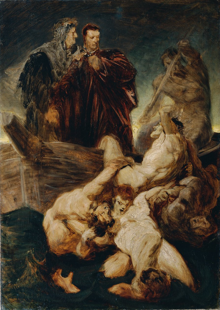 Dante ja Vergilius helvetissä tekijältä Hans Makart