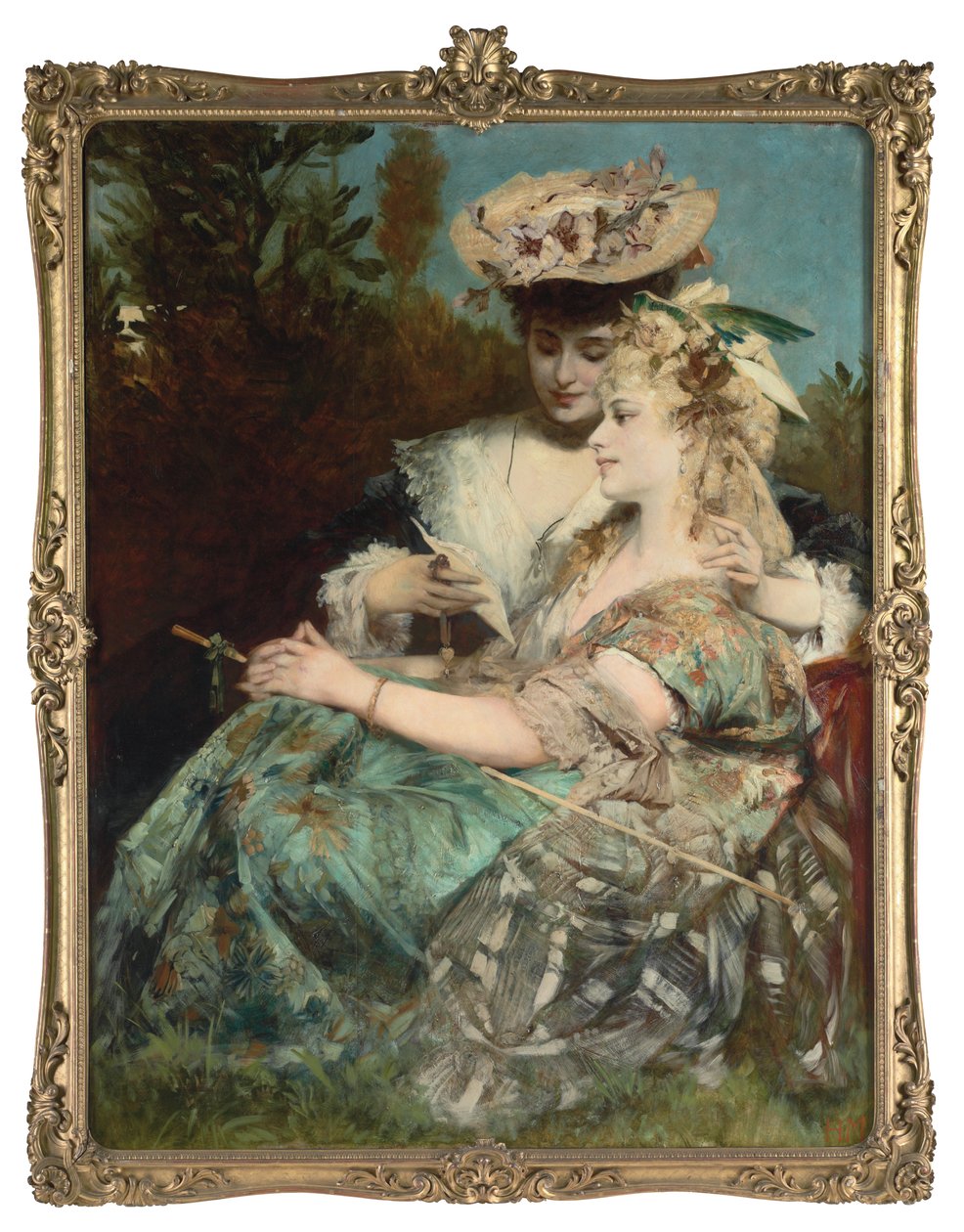 Rakkauskirje, 1875 tekijältä Hans Makart