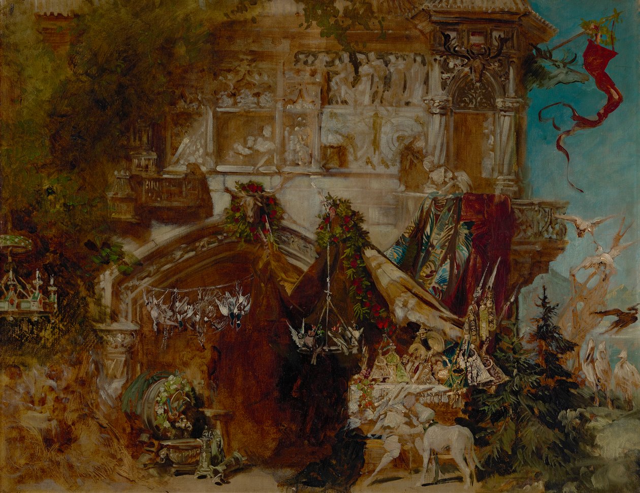 Metsästyslinnake tekijältä Hans Makart