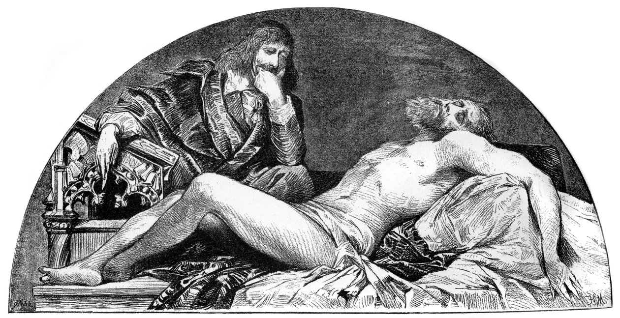 Joseph Ribera, espanjalainen taiteilija, joka toimii Italiassa, 1880-1882. tekijältä Hans Makart