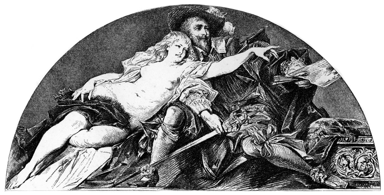 Peter Paul Rubens, flaamilainen barokkitaiteilija, 1880-1882 tekijältä Hans Makart
