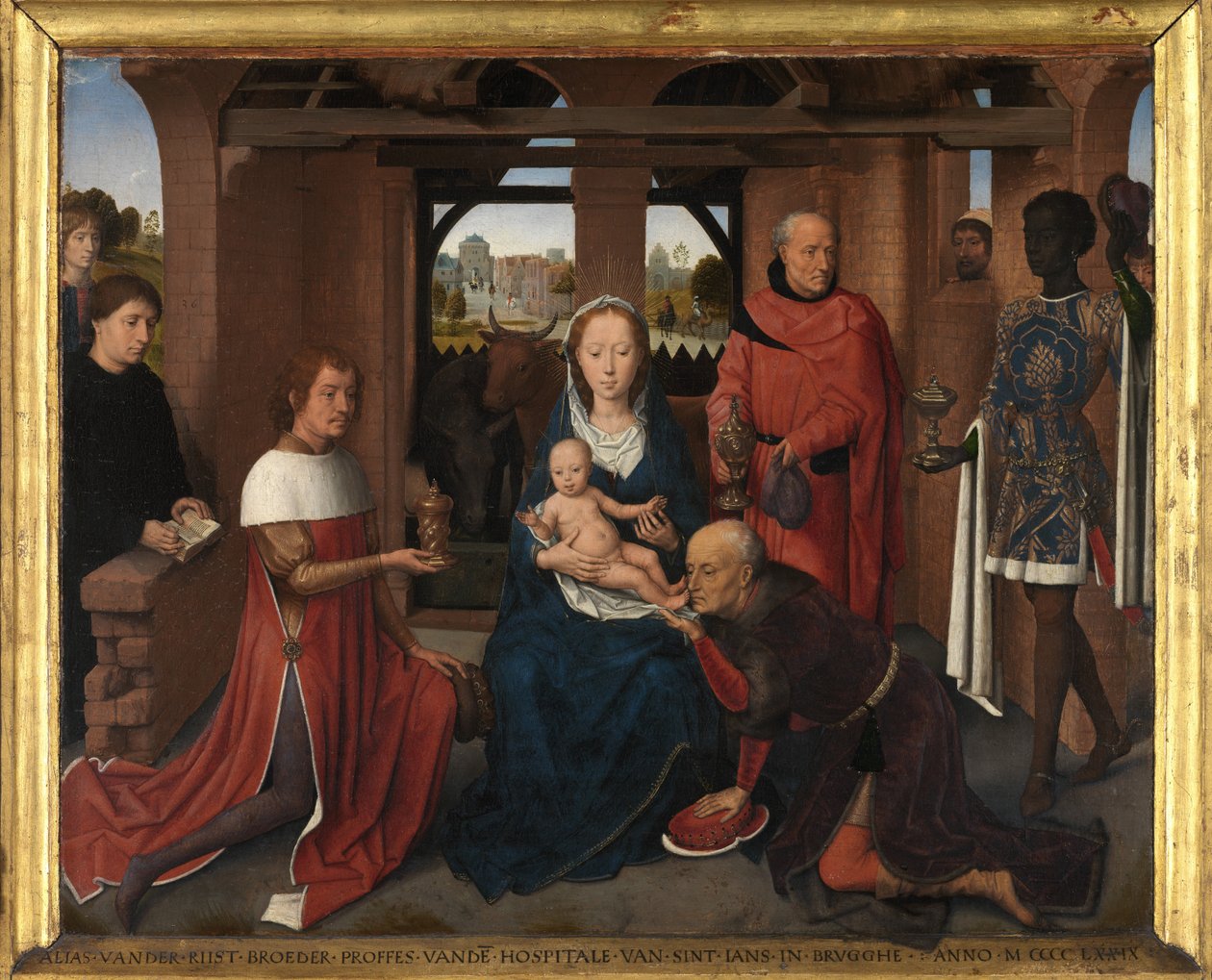 Jan Floreinsin triptyykin keskuspaneeli tekijältä Hans Memling