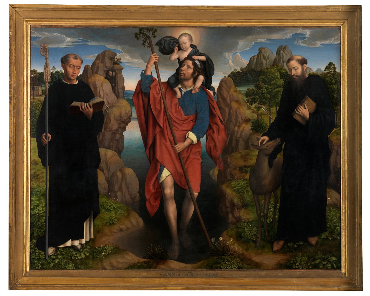 Willem Moreelin triptyykin keskuspaneeli tekijältä Hans Memling