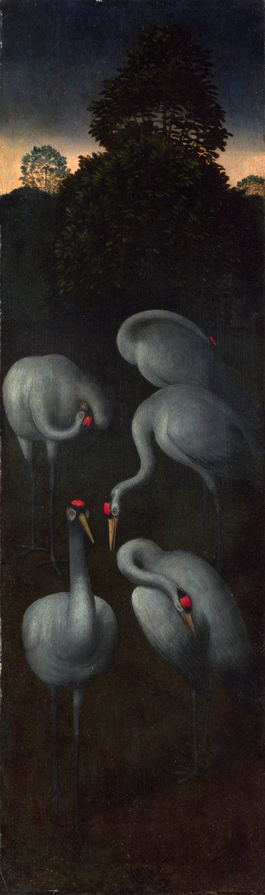 Nosturit Triptyykin paneelin kääntöpuoli, c. 1480 tekijältä Hans Memling