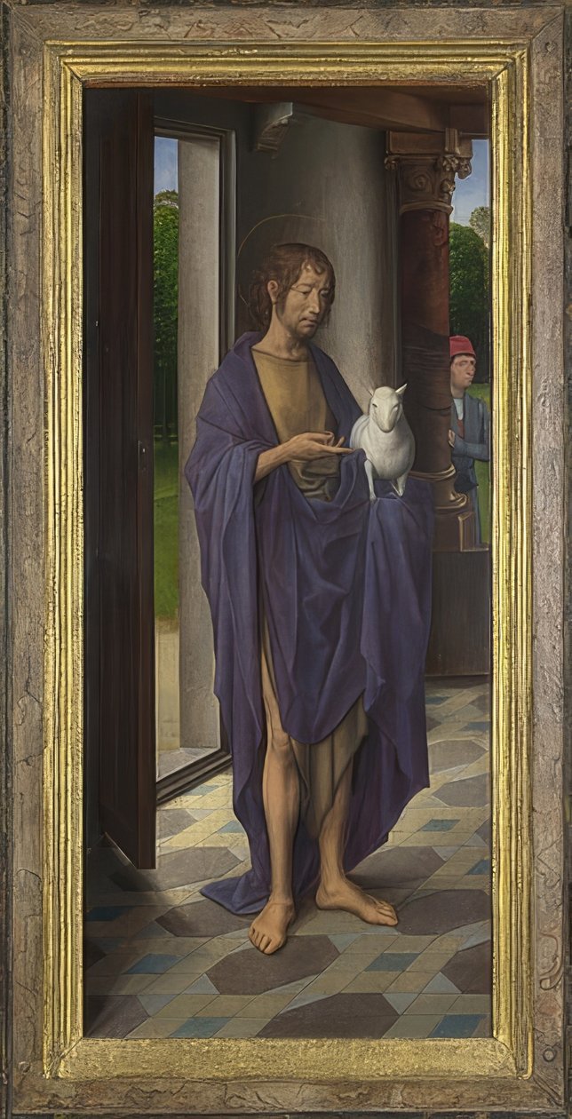 Pyhä Johannes Kastaja. Noin 1478 tekijältä Hans Memling
