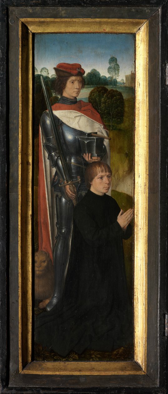 Adriaan Reinsin triptyykin vasen siipi tekijältä Hans Memling