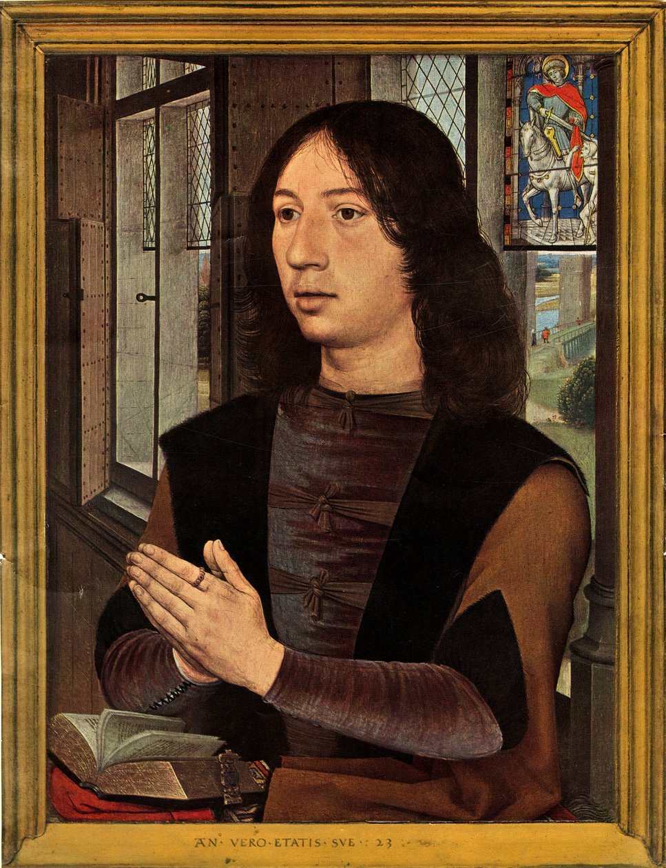 Martin Van Nieuwenhowenin muotokuva, 1478. tekijältä Hans Memling