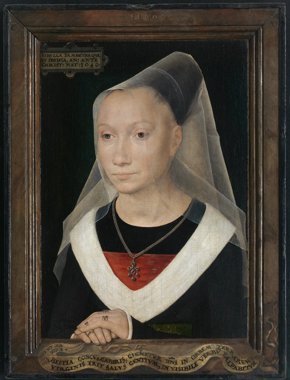 Nuoren naisen muotokuva tekijältä Hans Memling