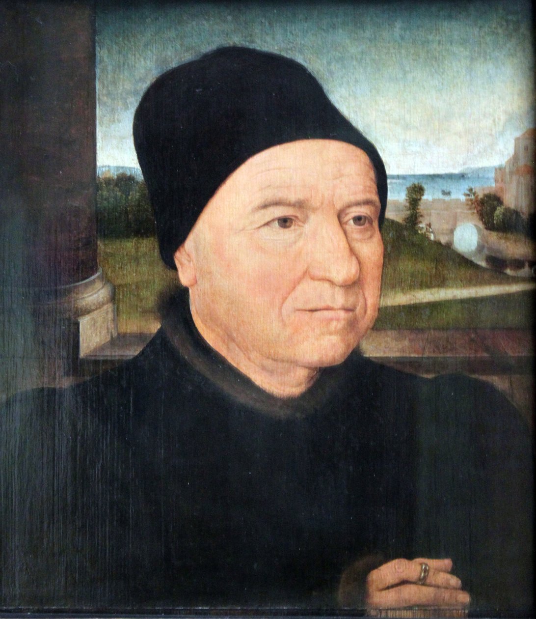 Vanhan miehen muotokuva tekijältä Hans Memling