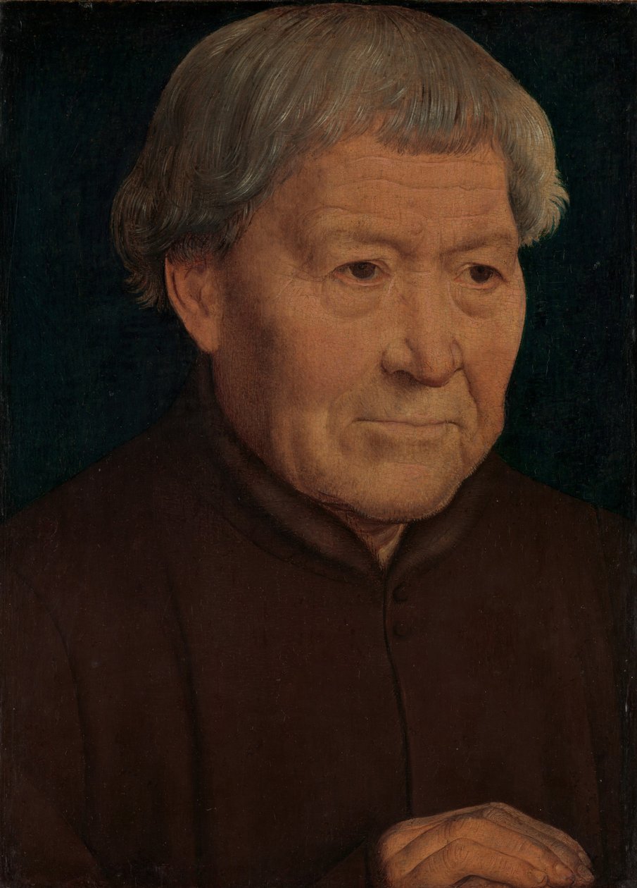 Vanhan miehen muotokuva, noin 1475 tekijältä Hans Memling
